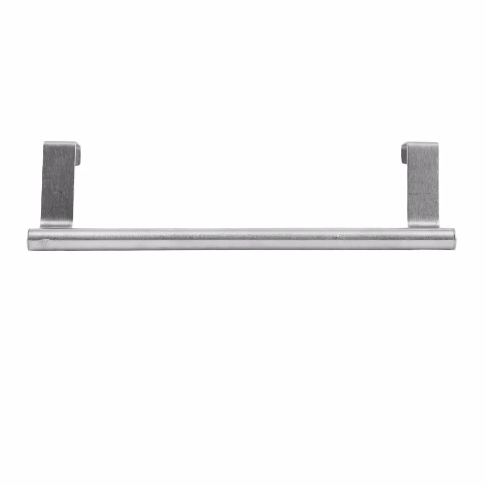 

Towel Bar Bathroom Kitchen Towel Rack Single Layer Over Door Cupboard Hanger Hotel Bath Stainless Steel Towel Holder Drawer Hook