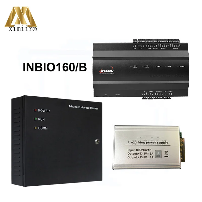 TCP/IP Inbio160 управление доступом доска с мощность защиты Box & Bettery функция управление отпечатков пальцев панель
