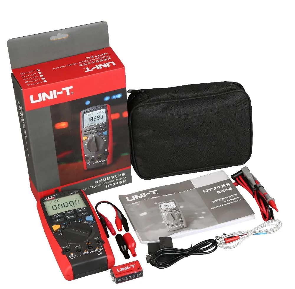 

Uni-t UT71E medidor DMM Volt medidor UT-71E Auto RMS verdadeiro multimetro Digital inteligente
