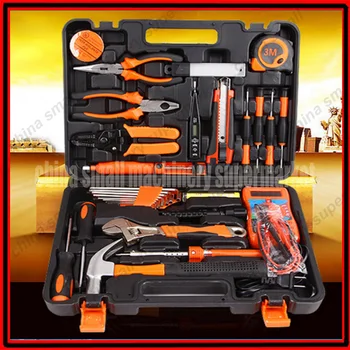 

35pcs Household Electrician Hand Tool Set Kit Tool Kit Saw Screwdriver Hammer Tape Measure Wrench Plier
