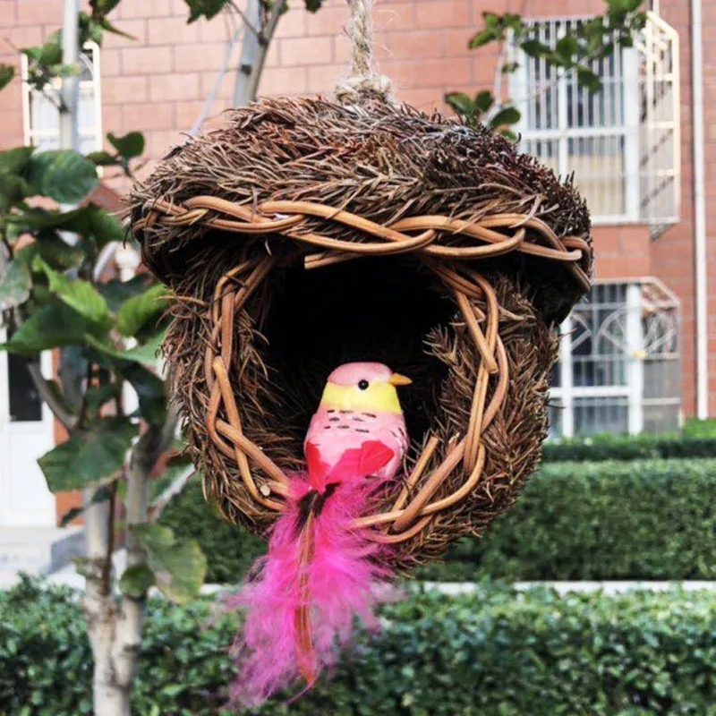Искусственное ремесло гнездо винтажное Украшение Опора Птичье гнездо креативное для оптического магазина окно дисплей декоративное гнездо