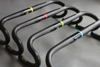 

UD Glossy Carbon Handlebar Full Carbon Fiber Road Bike Carbon Handlebar Road Bike Handlebar Bike Accessories Size 400/420/440mm