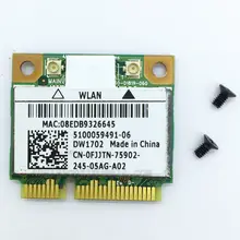 DW1702 беспроводной Wifi N Bluetooth Половина мини-PCI-E WLAN карта для Dell 14R N4110 N4120 Atheros Ar5b195 802.11b/g/n