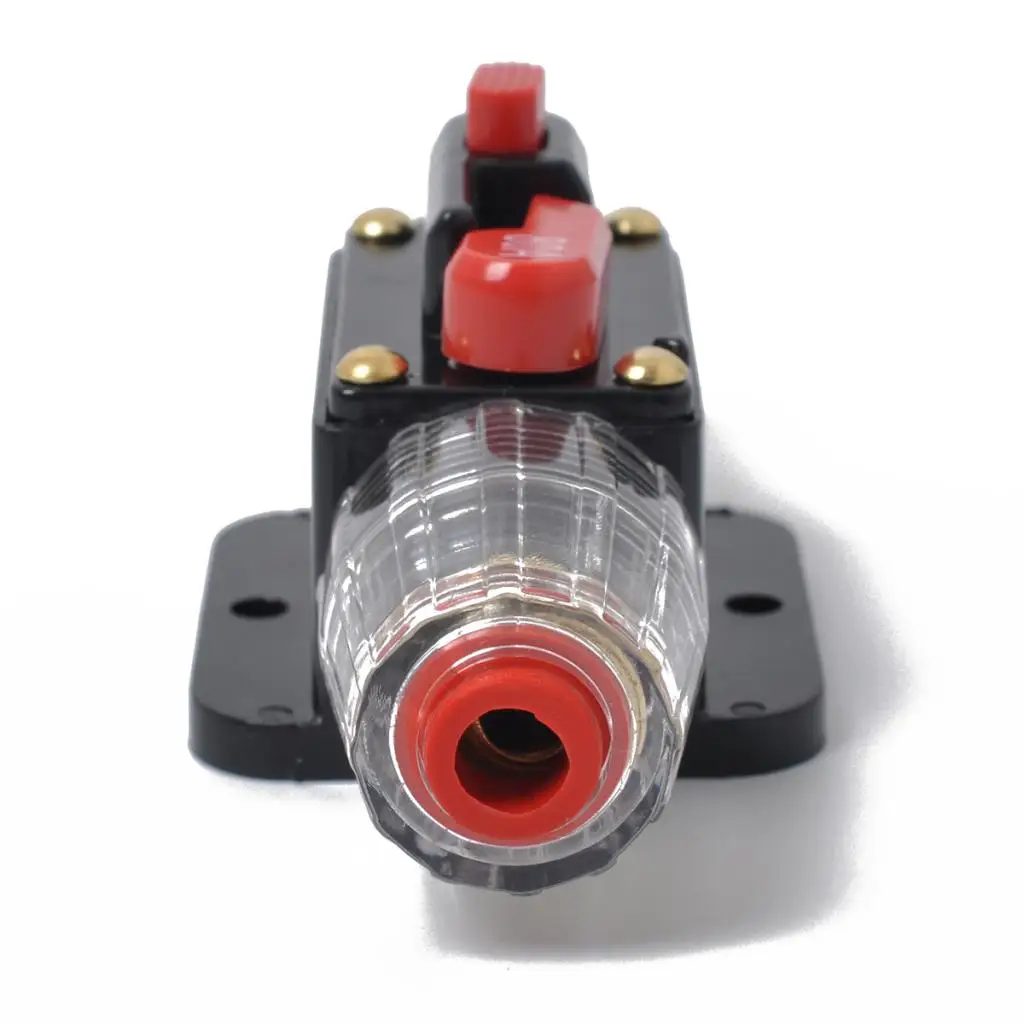 

1 Pcs DC 12V-24V 30A Car Audio Video Solar Energy Inline Power Protection Circuit Breaker Fuse Holder Insurance Switch 2019 New