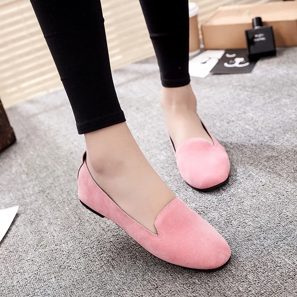 Women Ladies shoes woman Slip On Flat Round Toe Shallow Shoes Sandals Casual Soft Bottom Shoes zapatos de mujer Dropshipping