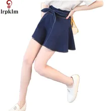 Новое поступление женские летние джинсовые короткие юбки в стиле АА Мини с высокой талией на молнии короткие джинсовые юбки Falda YY559