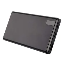 Внешний аккумулятор ультра тонкий 10000 мАч портативное зарядное устройство. 5v Быстрый двойной USB выход Быстрая зарядка аккумулятор для iPhone 7 8 X Plus, iPad a