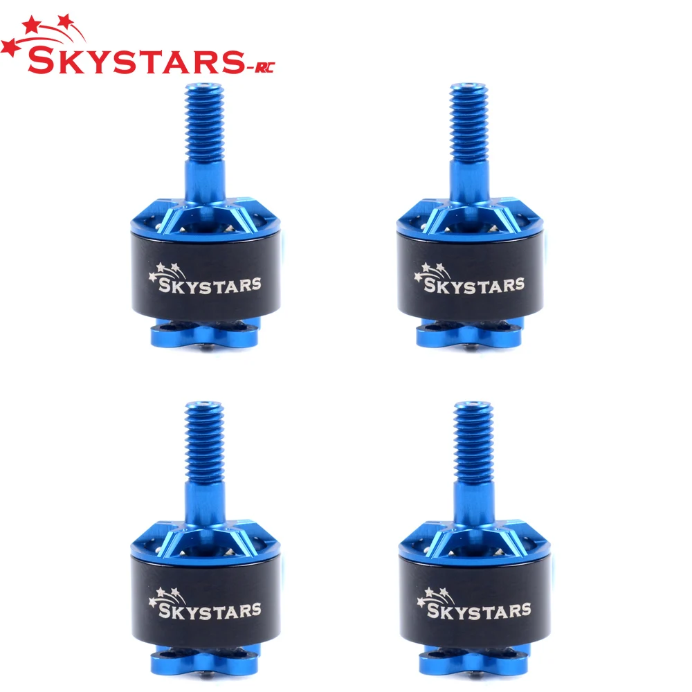 

4 pcs/lot Skystars 1408 3800KV 2S-4S Brushless Motor For 130 140 150 RC Toys Multicopter VS T-motor F20II F20 II Black