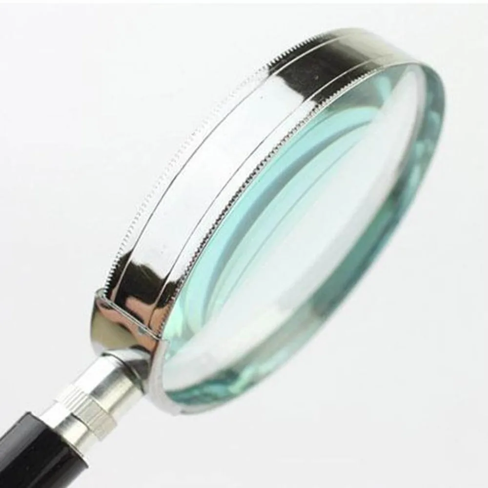 XINXIANG Handheld Magnifier 3X Magnification 50mm 60mm 75mm Lens Glass Magnifier Reading Loupe Jewelry Magnifying Glass