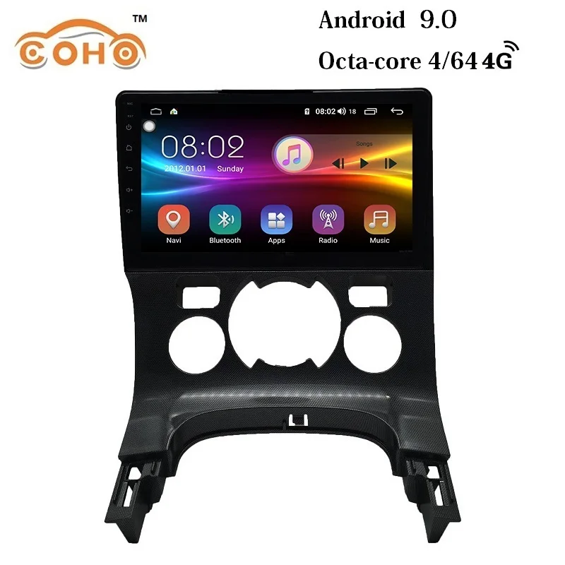 

Android 9.0 8-core car navigation auto radio1din android for 2013-2016 Peugeot 3008