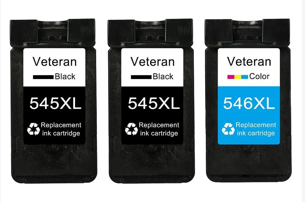 2x PG545 and CL546 Ветеран PG545 CL546 чернильный картридж совместим с Canon PG 545 546 PG-545 pixma MG2950 MG2550 MG2500 MG3050 MG3051 MG2400 MX495 - Цвет: 2x PG545 and CL546