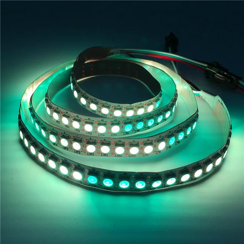 Светодиодная лента WS2812B цветная светодиодная 5050 пикселей 5 в пост. Тока 0 RGB WS2812 IC