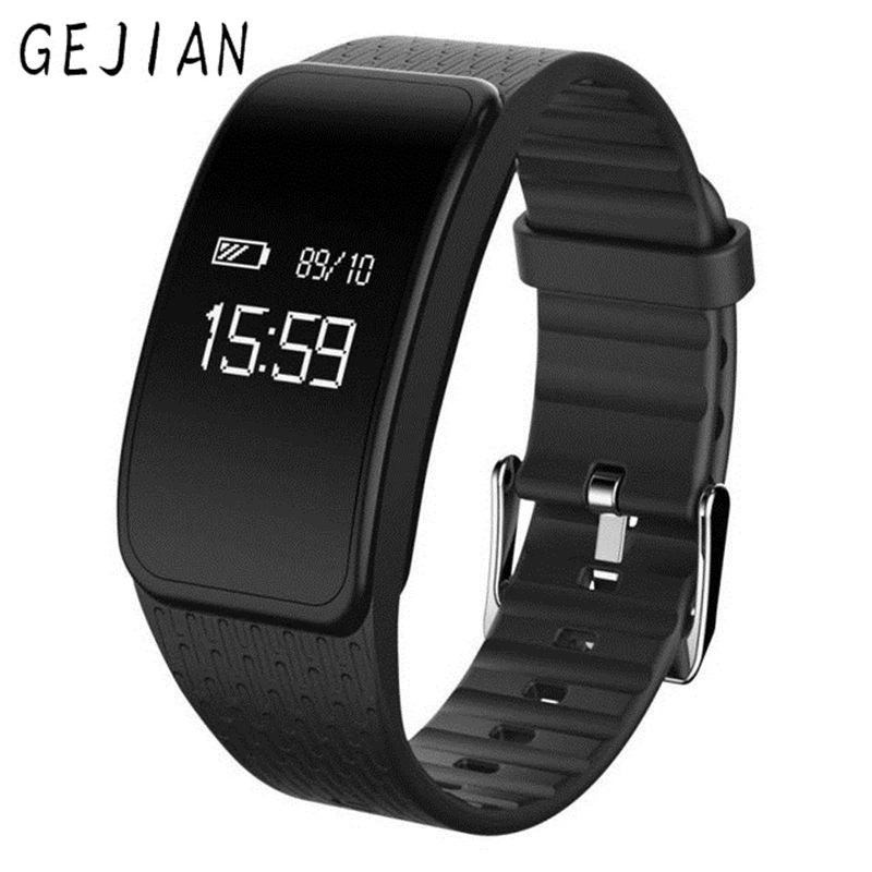 

A59 Smart Electronic Bracelet Wristband 0.66 Inches OLED Screen Watch Fitness Tracker Heart Blood Pressure Rate IP67 Waterproof