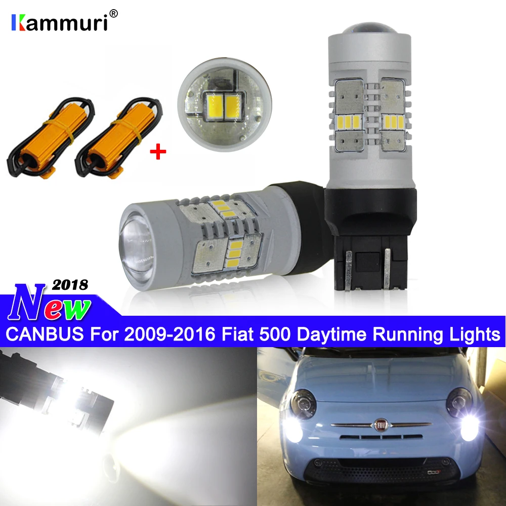 KAMMURI CANBUS No Error 7443 T20 W21W 14 SMD LED Bulb for 2009 2016