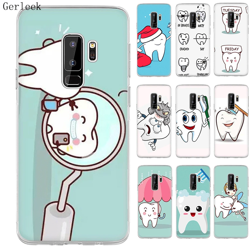 Desxz Dentista футляр для зубных протезов Samsung Galaxy S3 S4 S5 S6 S7 Edge S8 S9 S10 Plus S10e | Мобильные