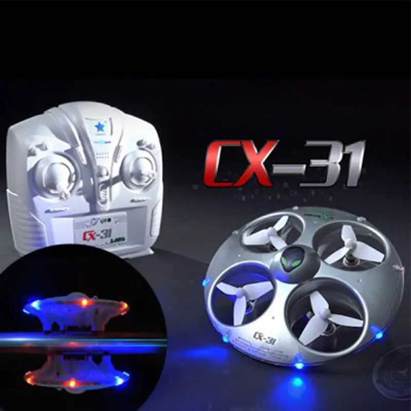 

Cheerson CX31 CX-31 Drones 2.4G 6Axis 3D Eversion With Headless Mode RC Quadcopter Mini UFO