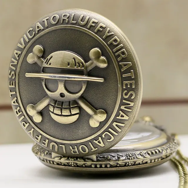 Skull One Piece Pocket Quartz Watch