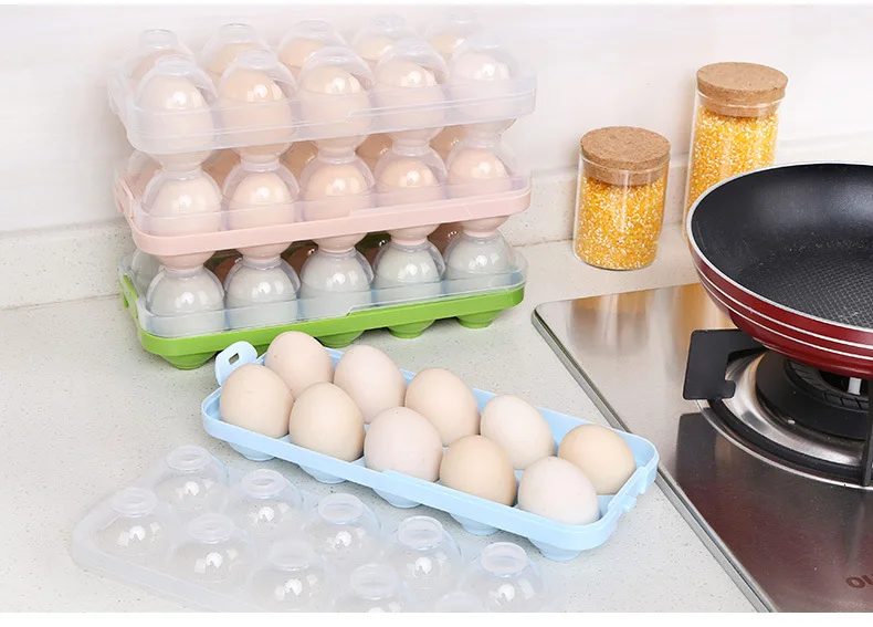 YAUSEAN качество Кухня PP ящик для хранения дома коробка для хранения яиц холодильник хранения инструменты для яиц 10/20 для хранения яиц Коробки