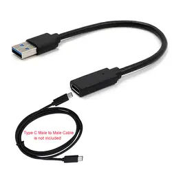 USB 3,1 Тип C для Женский USB 3,0 мужской порт кабель с адаптером USB-C к Тип-разъём конвертер для Macbook