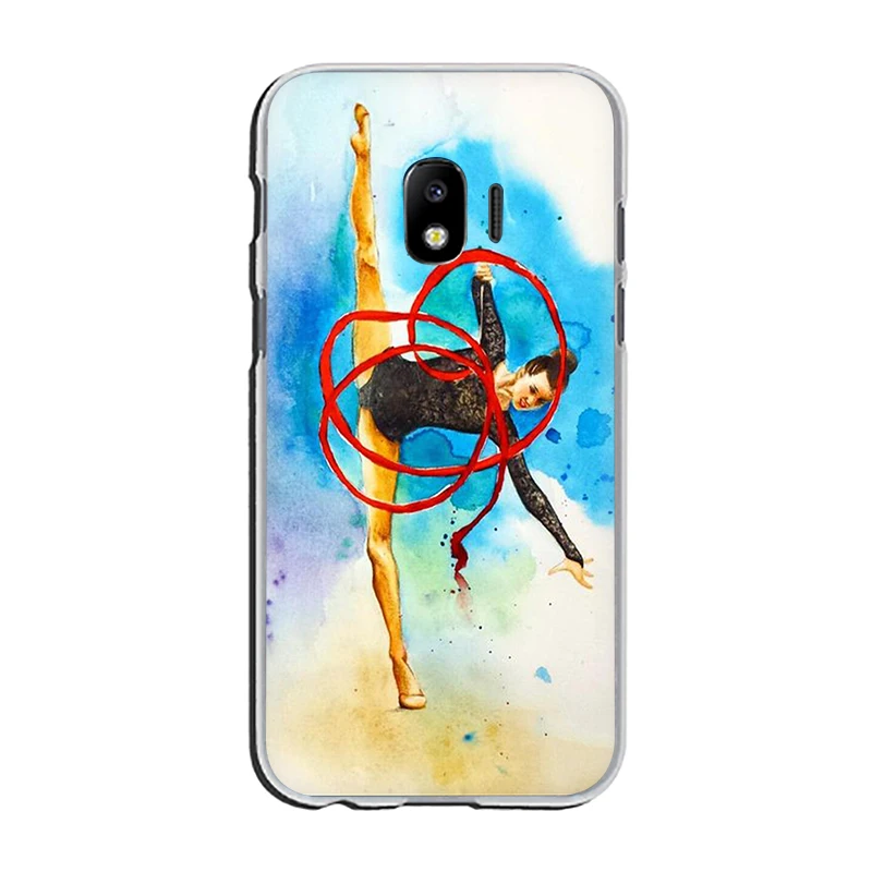 Жесткий чехол для телефона с цветной лентой для гимнастики samsung J1 J2 J3 J5 Prime J6 J7 EU US Version - Цвет: H9
