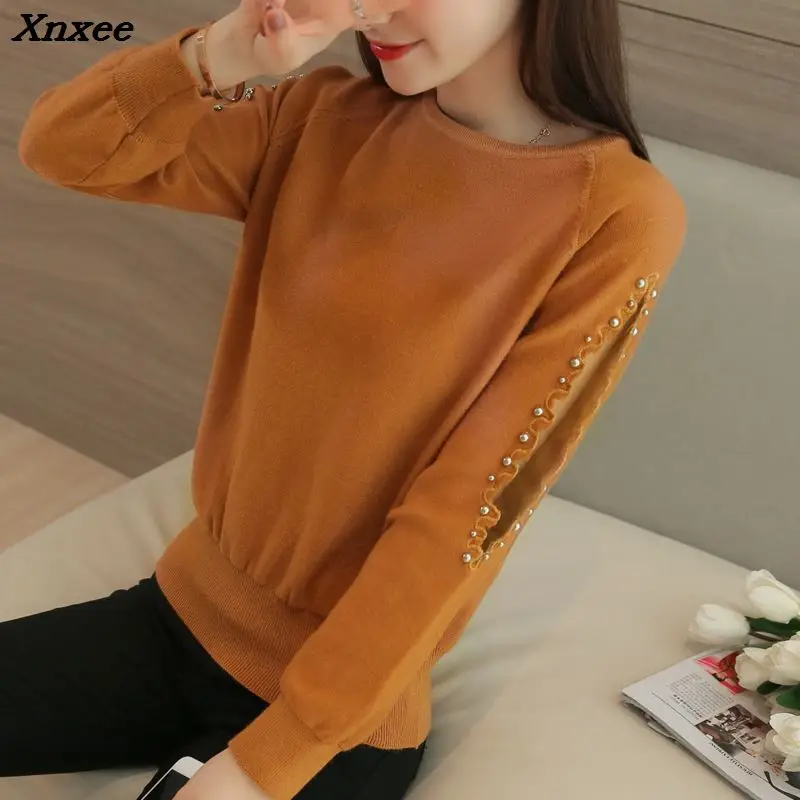 2018 New women sweater Fashion spring Autumn Hollow out Lace Beading long warm loose sweaters women Knitted pullover sweaters 2018 New women sweater Fashion spring Autumn Hollow out Lace Beading long warm loose sweaters women Knitted pullover sweaters