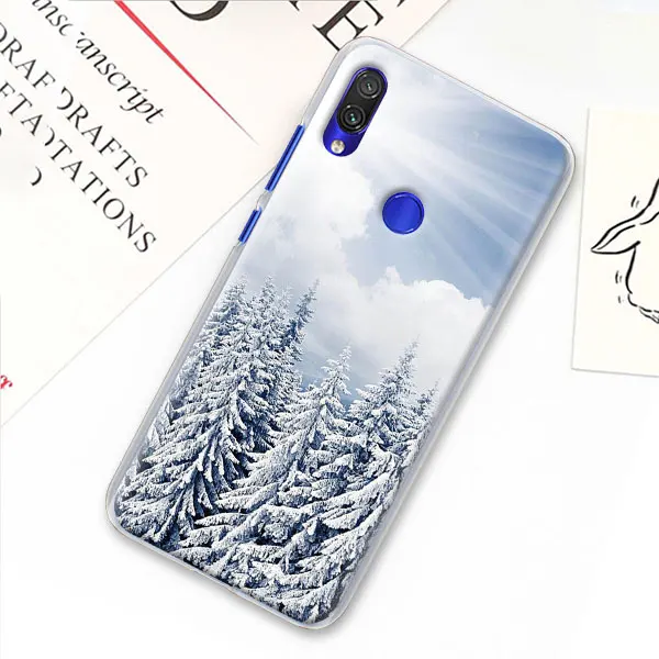 Зимний Снежный лес чехол для телефона для Xiao mi Red mi 7 5 6 Pro Note 7 Pro 5 5A 6 mi A1 A2 8 Lite 9 чехол Coque - Цвет: 06
