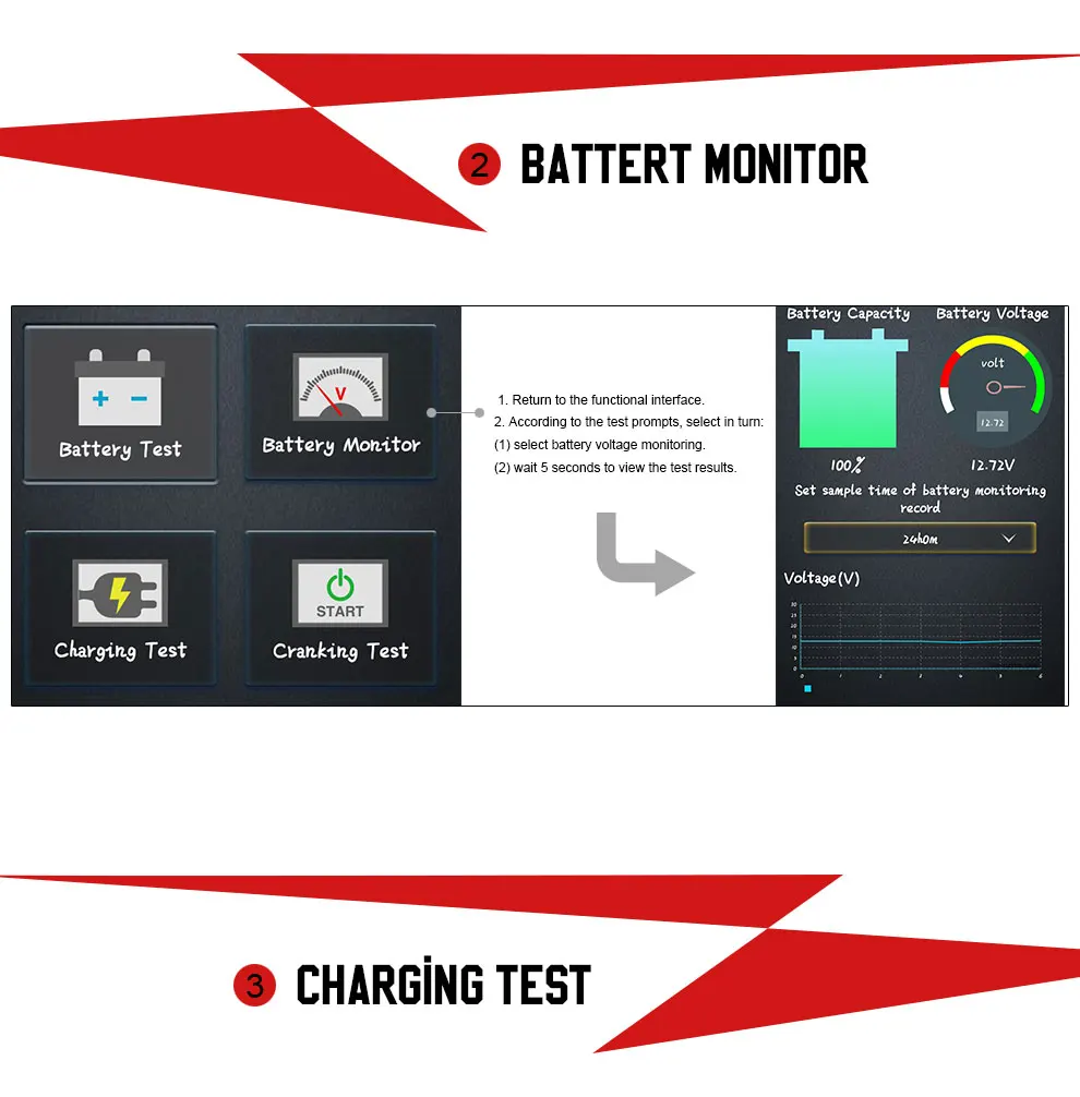 Autool BT BOX Bluetooth автомобильная батарея тест er для Android IOS Телефон Автомобильный аккумулятор Зарядка тест на проворот коленвала Анализатор диагностический