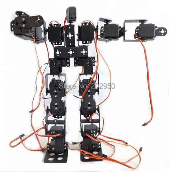 1 Набор 17DOF Biped робот Обучающий робот набор 17 градусов свободы ...