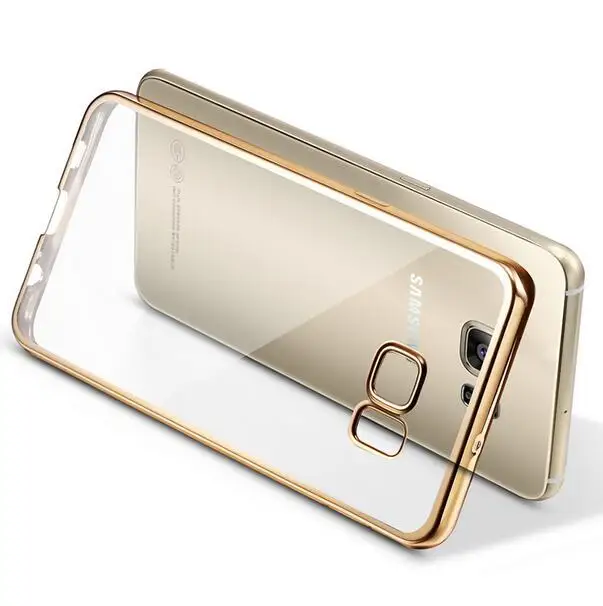 Распродажа чехол из ТПУ для samsung s5 s6 s7 s7edge note 3 4 5 galaxy A5 A7 A8 A9 прозрачная задняя