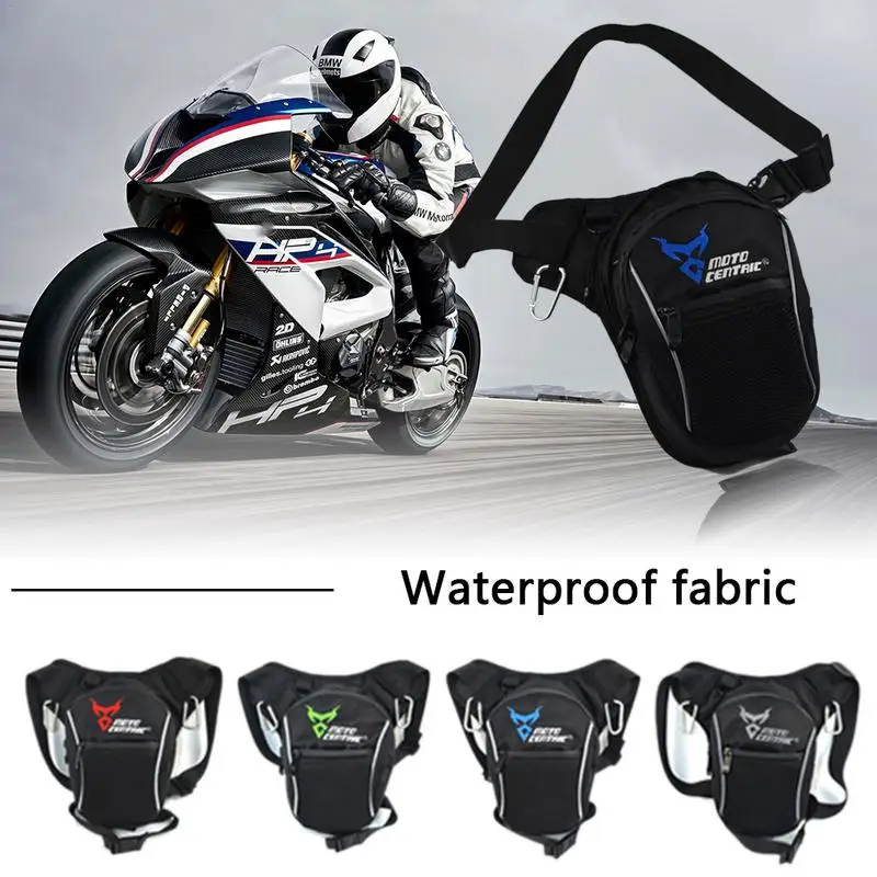 

Black Fashion Motorcycle Drop Leg Bag Waterproof Nylon Motorcycle Bags Outdoor Casual Waist Bag Motorcycle Motorbike Bag