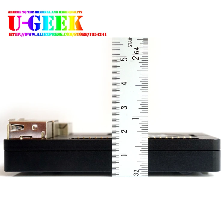 UGEEK New! Ультратонкий корпус с ЧПУ из алюминиевого сплава для raspberry pi 3 model b 2 B / +