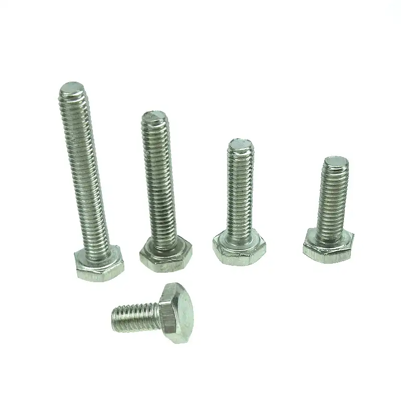 5 unidades Tornillos de cabeza hexagonal de acero inoxidable M5* 10 mm totalmente roscados para tornillos DIN 933