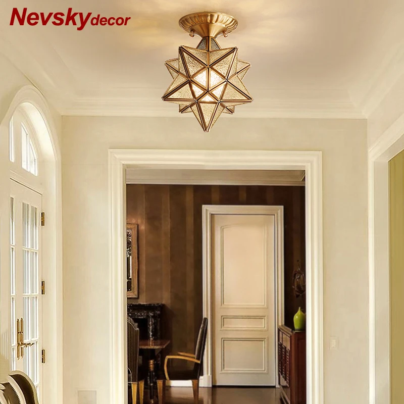 

Star copper plafonnier led ceiling light living room lights lampy sufitowe ceiling lamp lustre lamparas de techo plafondlamp