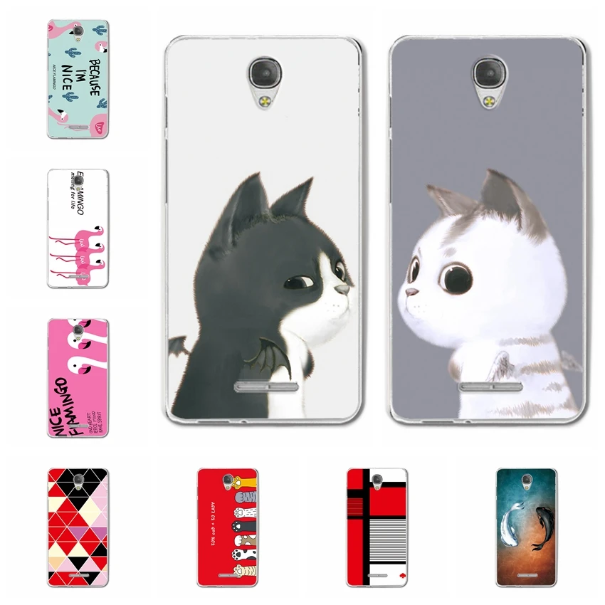 

For Alcatel One Touch Pop 4 5051D Case Cover Soft TPU Bunny Patterned Back Protective Silicone Cases For Alcatel Pop 4 5051D