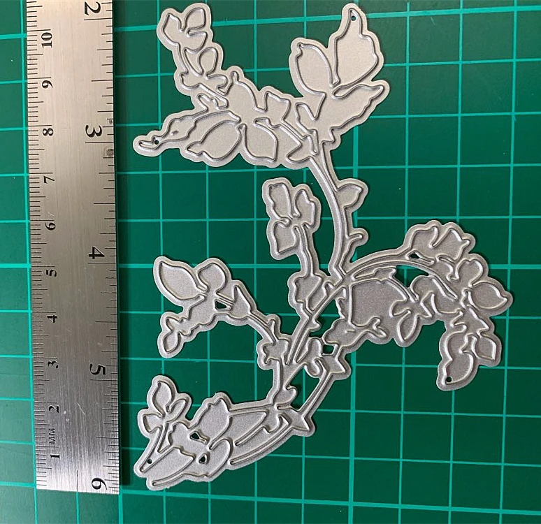 Металлический Трафаретный вырубной штамп инструмент 9.9X10cm ветви набор сделай сам