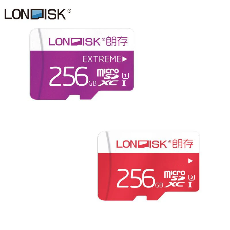 Londisk Карты Памяти 256 ГБ SDHC SDXC Class10 UHS-3 TF Trans Flash Карта Micro Sd для Камеры Смартфонов и Pad