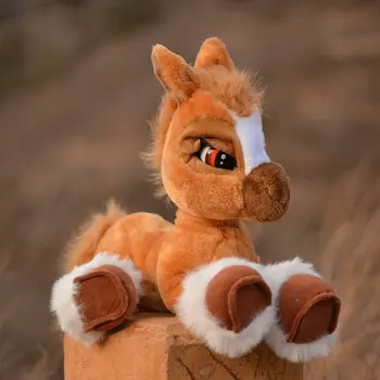 

Stuffed Toys Real Life Horse Doll Big Toy Children Pillow Birthday Gift Soft Large War Horse Dolls Will sound