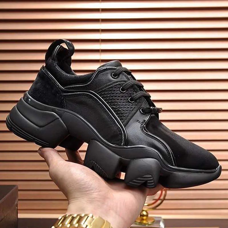 

New Luxury Brand Running Shoes For Men Casual Fashion Men's Athletic Shoes Genuine Leather Outdoor Jogging Walking Sneakers Male