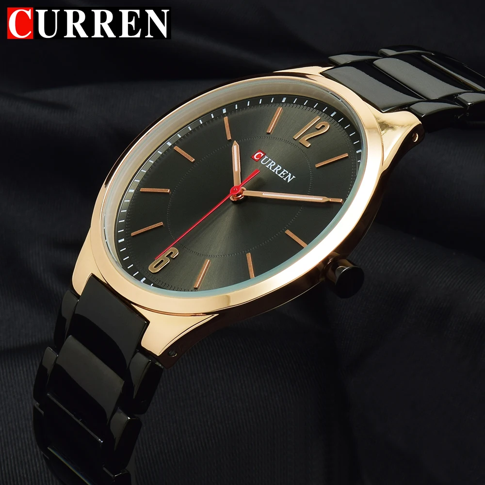 

CURREN Men's Brand Luxury Watches Men Full Steel Gold Business Male Clock Man Military Sport Watches for Men Relogio Masculino
