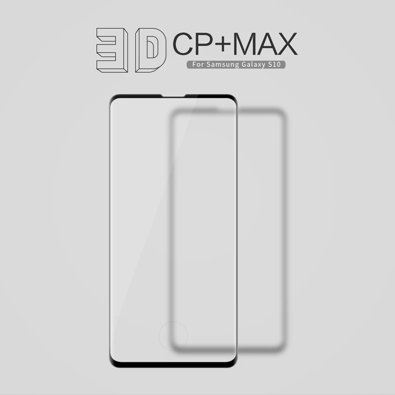 Продажа NILLKIN 3D CP + MAX противовзрывное Закаленное стекло экран протектор для samsung Galaxy Note 10 + S10 S10 Plus S8 S9 plus Note 9 8