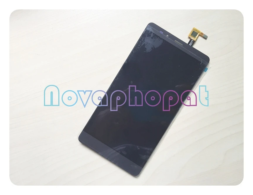 

Novaphopat Black LCD Screen For INFINIX Note 2 X600 Touch screen digitizer Sensor With LCD Display Full Assembly Replacement