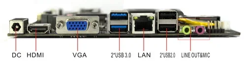 HCIPC M434 1 ITX HCMFS1X2 2 * DDR3 6 USB2.0 + 2USB3.0 COM Giga LAN 12V 19V DC PWR Mini материнская плата|mini itx motherboard