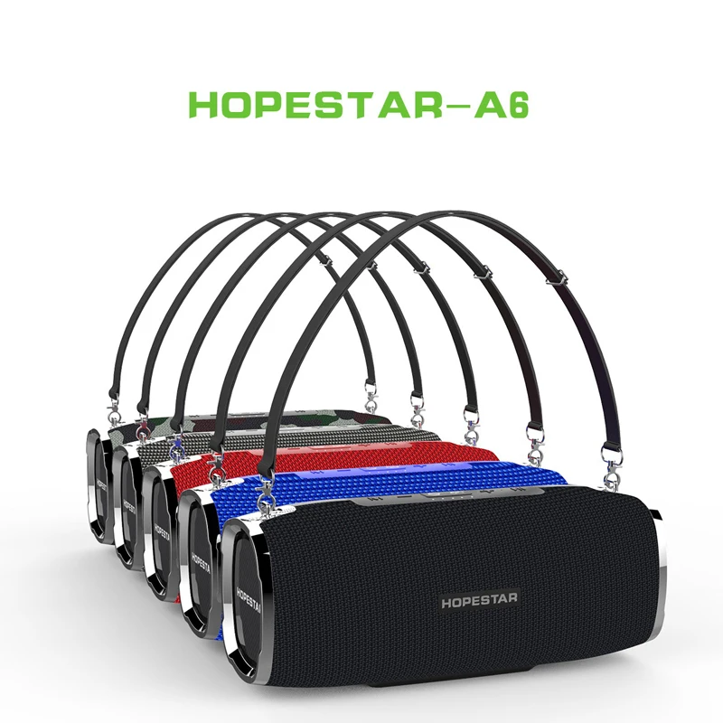 HOPESTAR A6 Bluetooth динамик Портативный беспроводной громкий динамик открытый IPX6 Водонепроницаемый большой внешний аккумулятор 3D стерео звук