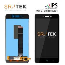 SRJTEK 5,0 "дисплей для zte Blade A601 lcd дигитайзер сборка для zte Blade BA601 A601 сенсорный экран Запчасти из стекла