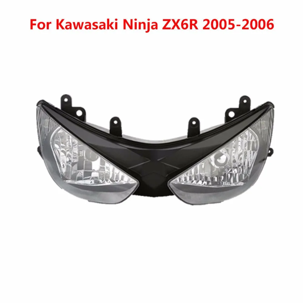 Передние фары для мотоцикла для Kawasaki Ninja ZX6R 2003-2004 2005-2006 2007-2008 2009-2012 2013