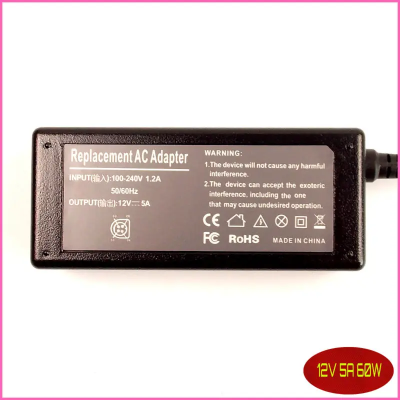 Для hp F50 D5063H F70 LSE9901B12, Benq FP992 Q9U3, ADPV20, ЖК-дисплей монитор 12 V 5A адаптер переменного тока Зарядное устройство Шнур питания 4-Pin