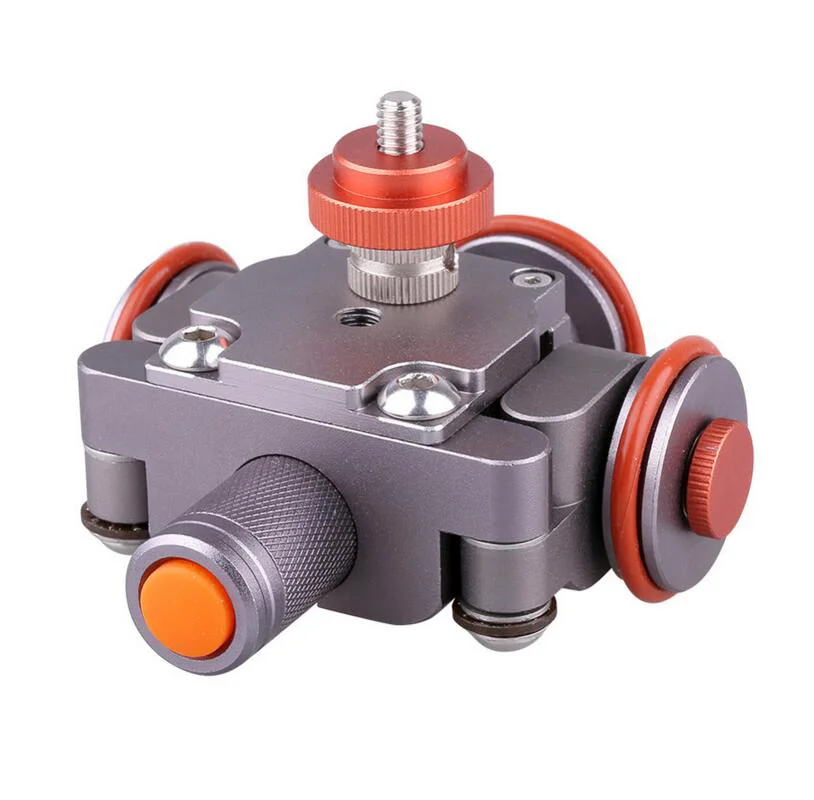 Mini 3 Wheel Rolling Slider Flexible Motorized Auto Camera Dolly Car 360 degree panoramic for iPhone DSLR Camera Camcorder