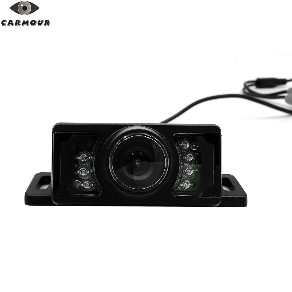 

CARMOUR Wide Viewing Angle Waterproof Reversing Backup Camera 7 IR LED Night Car Rear View Camera
