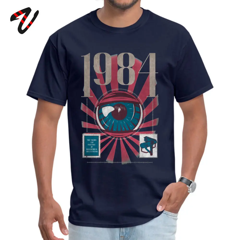 Simple Stylecomfortable Short Sleeve Tops & Tees Summer/Autumn Plain Round Neck 100% Cotton Tops Shirt Youth T Shirt Dystopia V  Dystopia V2 -20266 navy