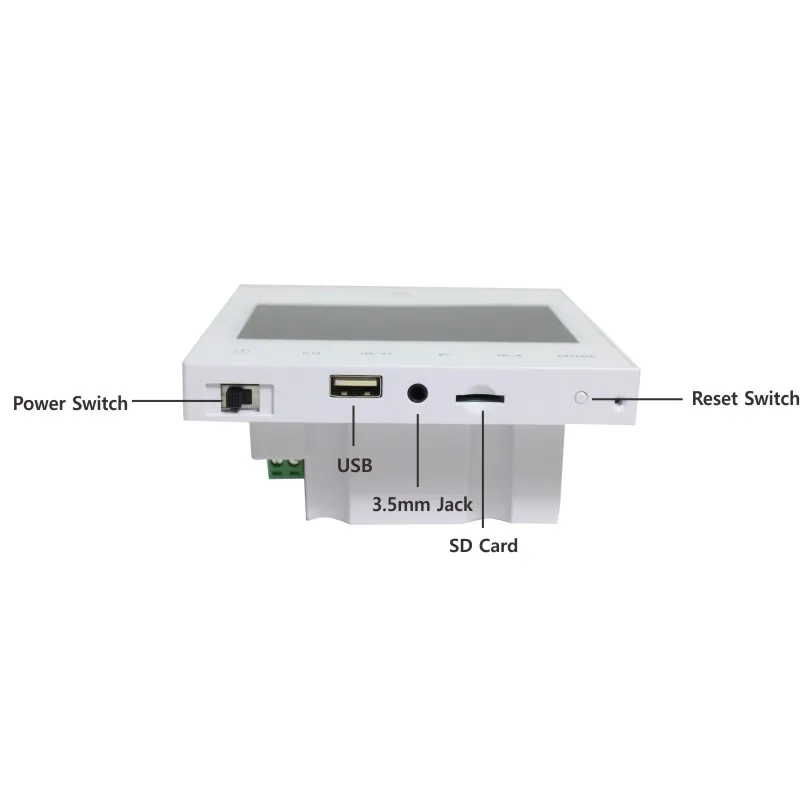 Настенный цифровой усилитель SH0013 Home audio 4x15 Вт с 4 потолочными динамиками 6 дюймов